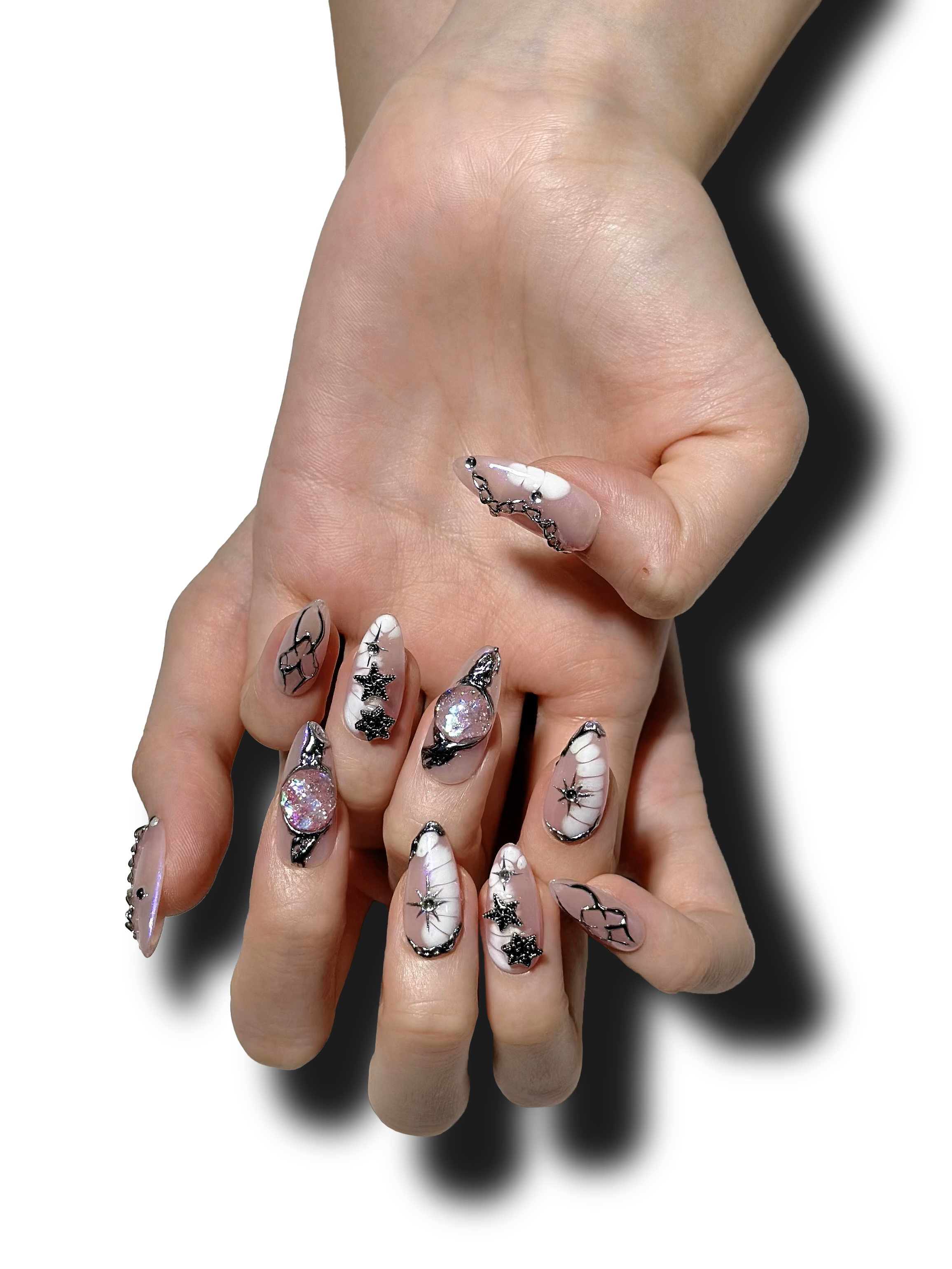 COSMIC DREAM Medium 3D press-on nails